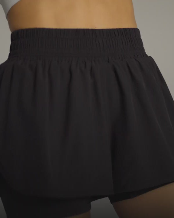 Short deportivo con short ajustado interno