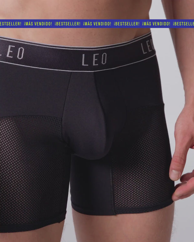 Bóxer medio de secado rápido con mallas transpirables en microfibra