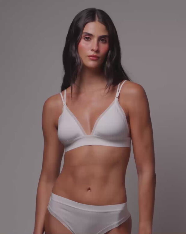 Bralette Liso + Encaje