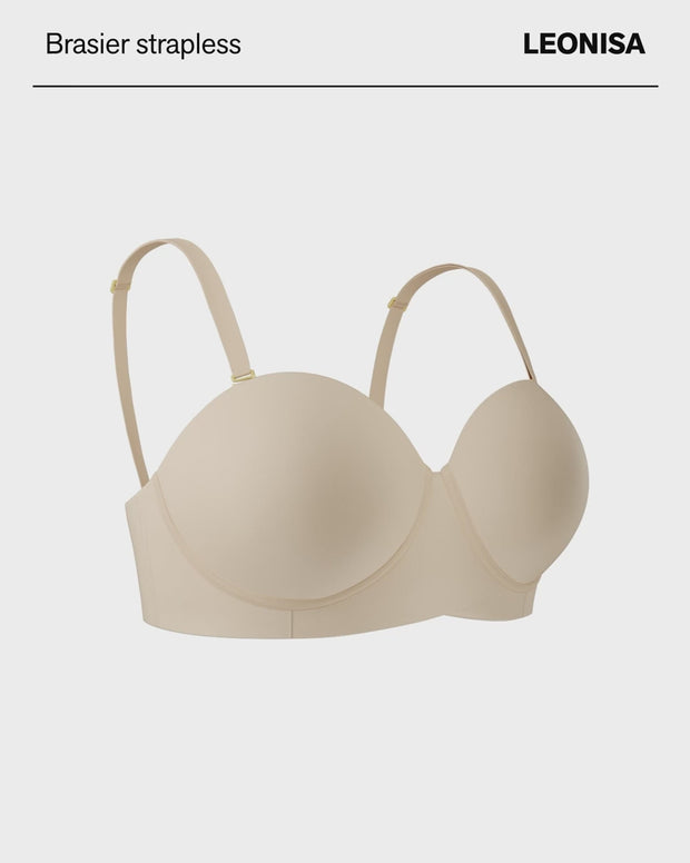 Brasier strapless ideal para busto mediano y grande
