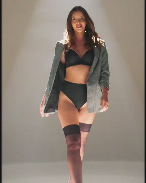 Brasier de cubrimiento alto en sisa y espalda Cover Bra