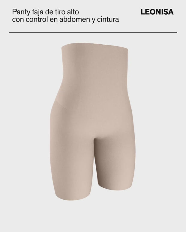 Panty faja de tiro alto con control abdomen y cintura#color_700-negro