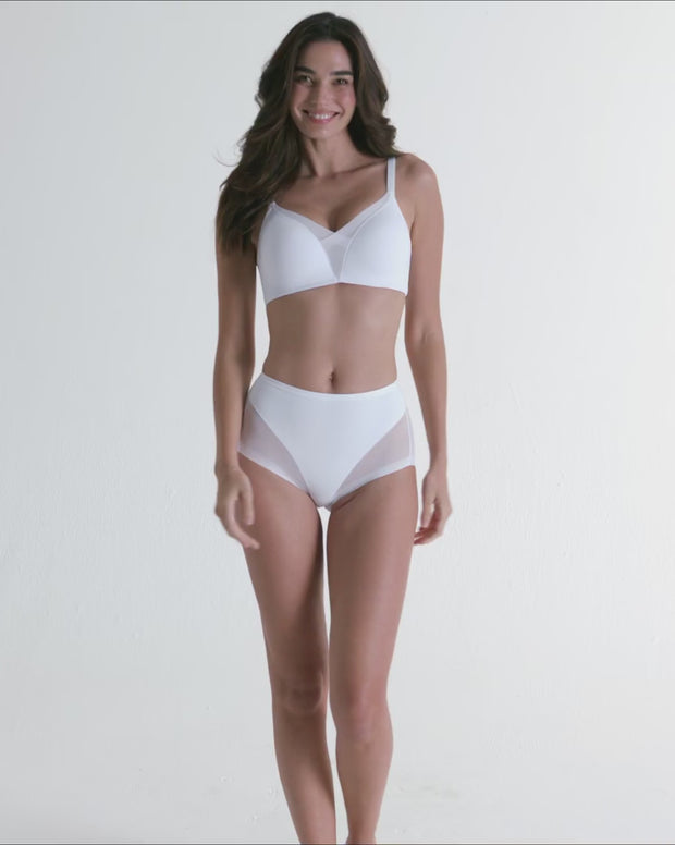 Panty clásico invisible con tul