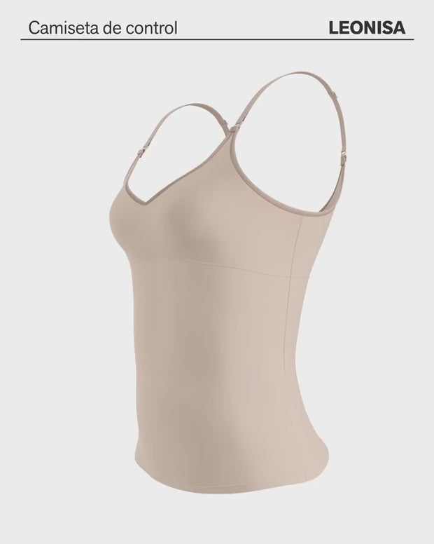 Camiseta de control de abdomen y espalda - una figura moldeada al instante