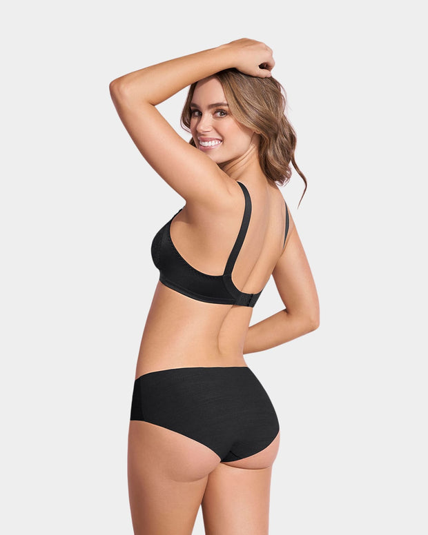 Brasier clásico sin arco con copas en encaje