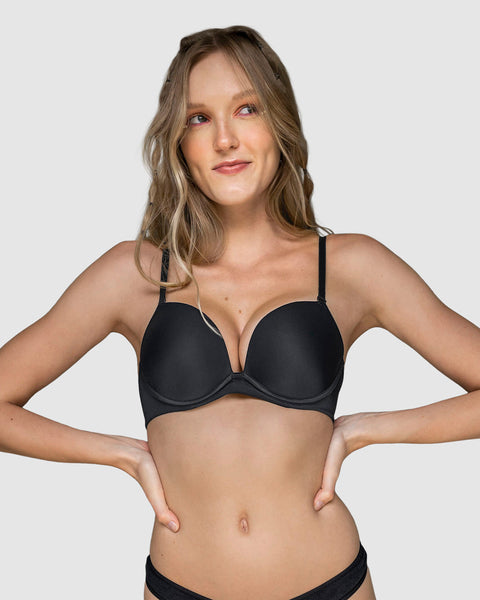 Brasier push up de doble realce con arco#color_700-negro