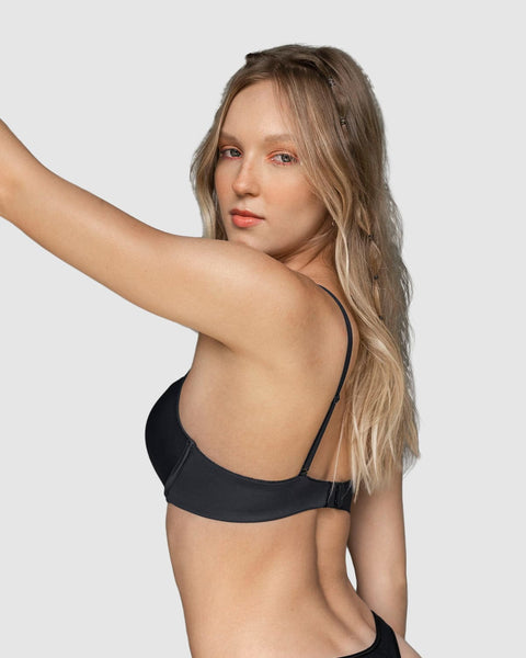 Brasier push up de doble realce con arco#color_700-negro