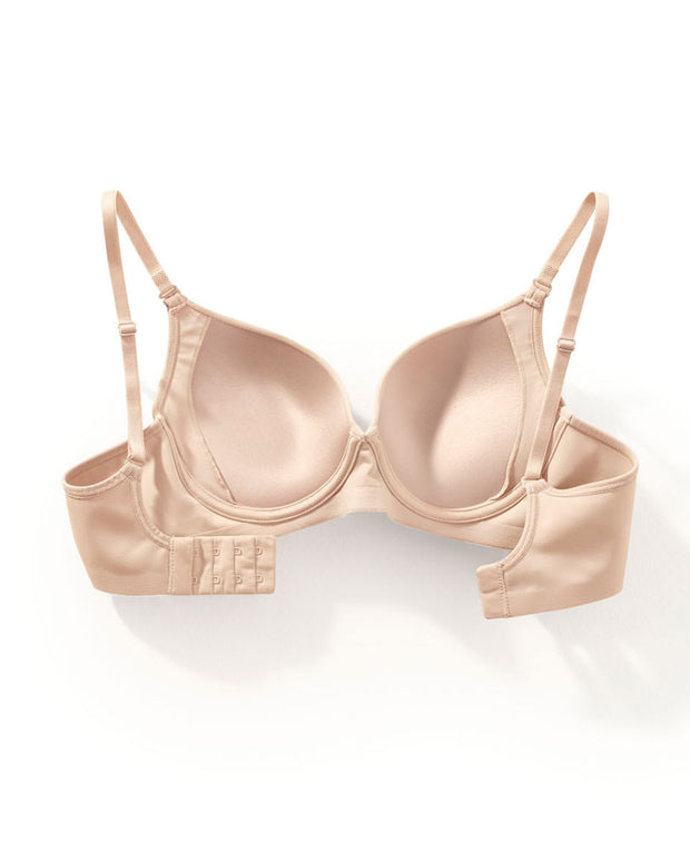Brasier invisible de realce alto de copas con memoria y arco