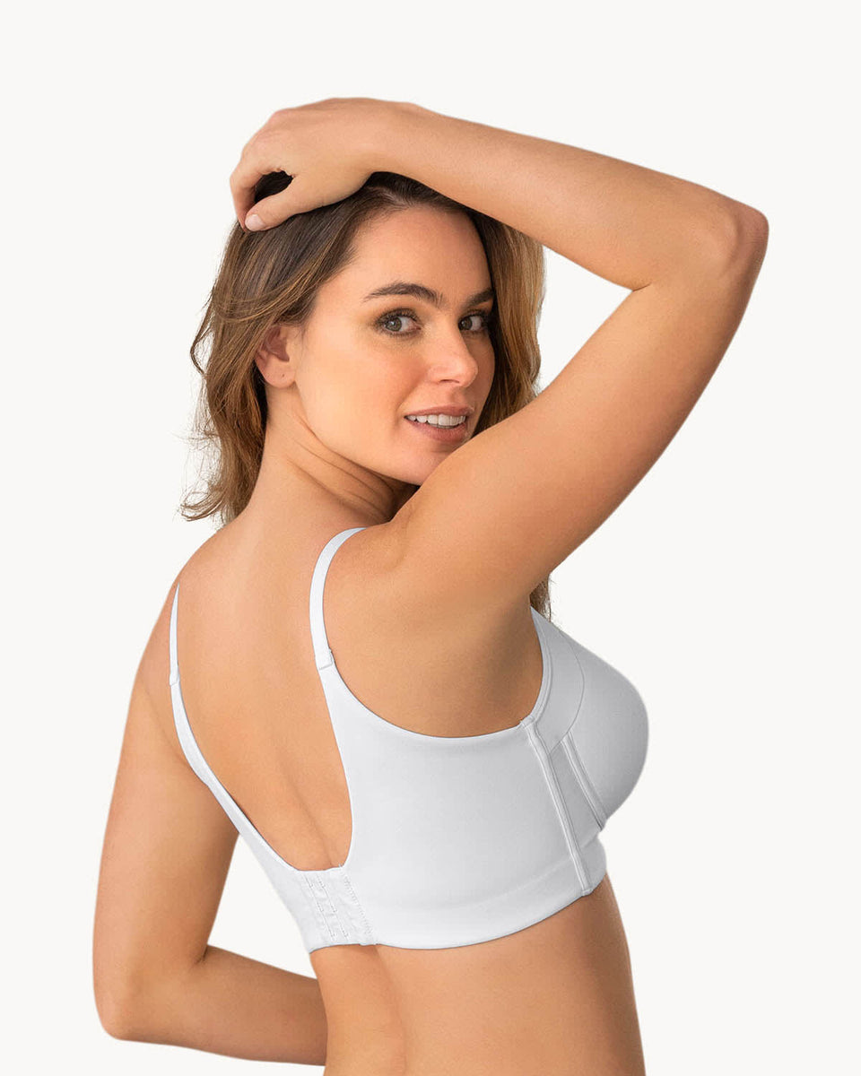 Brasier de realce suave y cubrimiento alto en sisa y espalda cover bra