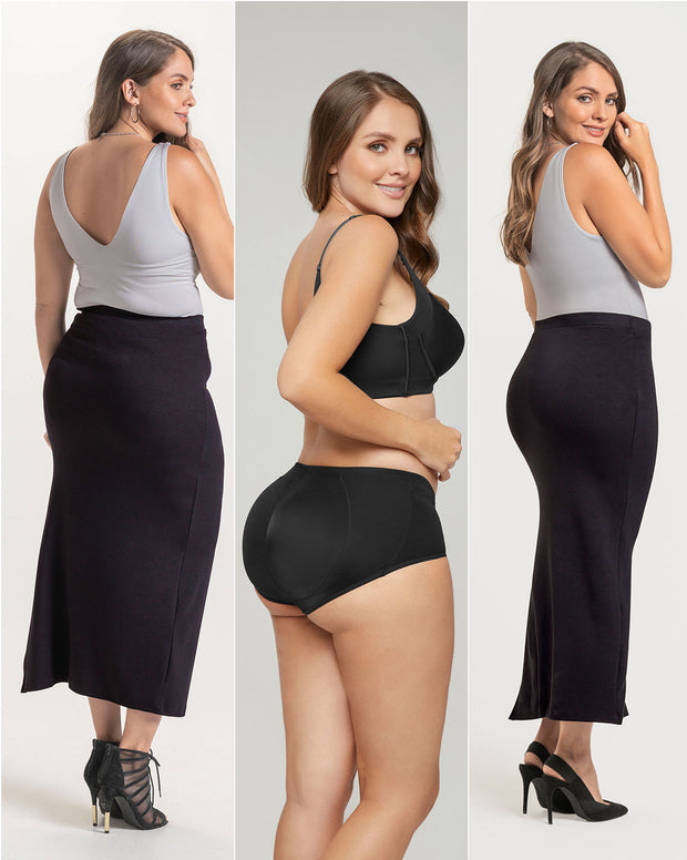 Panty clásico de realce con almohadillas removibles