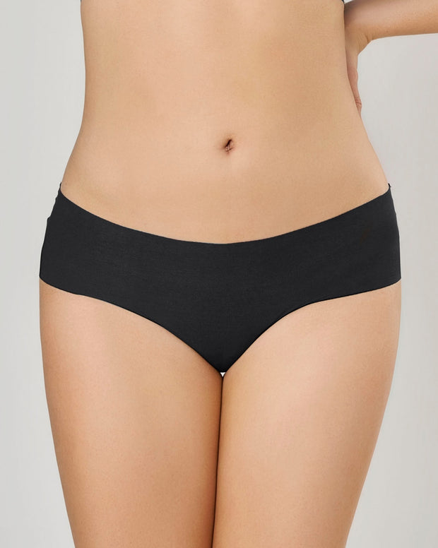 Panty hípster invisible ultraplano sin elásticos y de pocas costuras