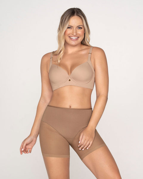 Panty faja invisible de control moderado efecto brasilera#color_857-cafe