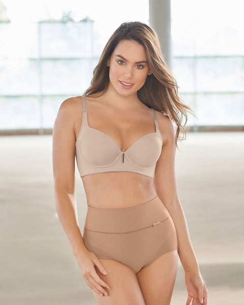 Panty faja de control moderado tiro alto en skinfuse#color_852-beige