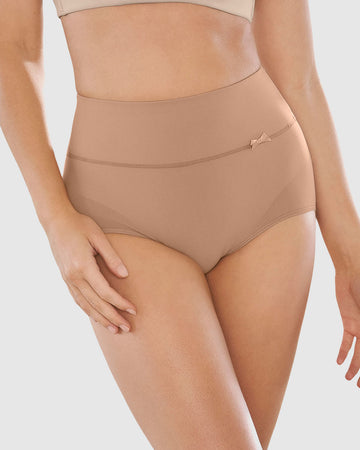 Panty faja de control moderado tiro alto en skinfuse#color_852-beige