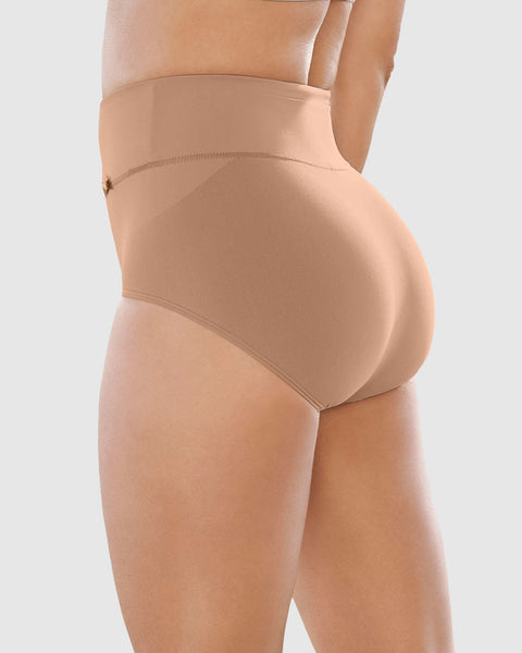 Panty faja de control moderado tiro alto en skinfuse#color_852-beige