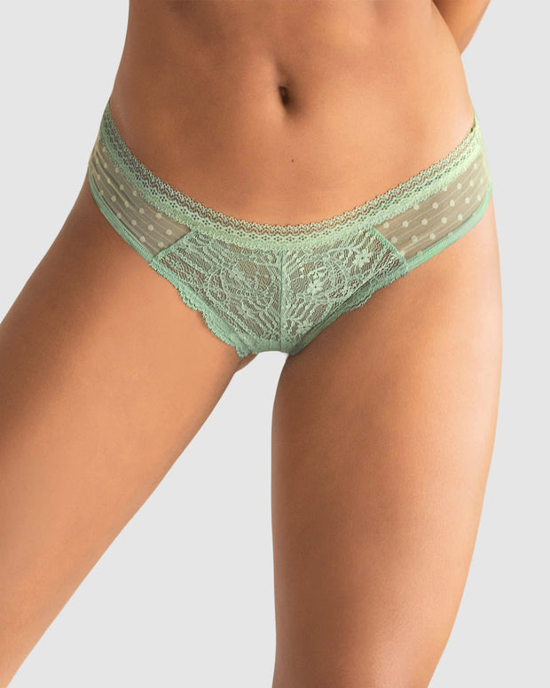 Panty tipo tanga brasilera en encaje