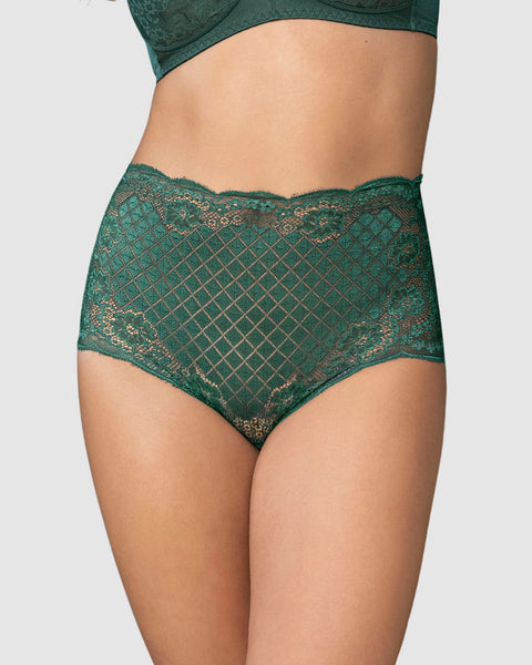 Panty clásico en encaje smartlace#color_171-verde-oscuro