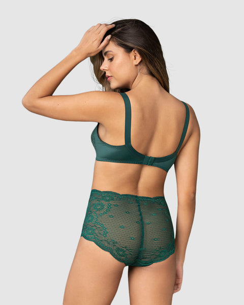 Panty clásico en encaje smartlace#color_171-verde-oscuro