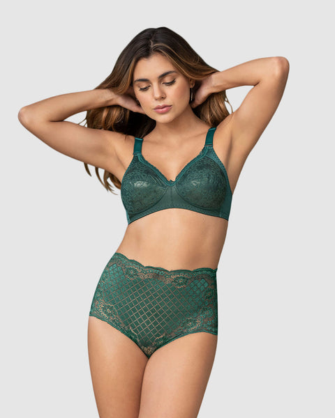 Panty clásico en encaje smartlace#color_171-verde-oscuro