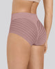 Panty faja clásico con control moderado de abdomen y bandas en tul#color_281-palo-de-rosa