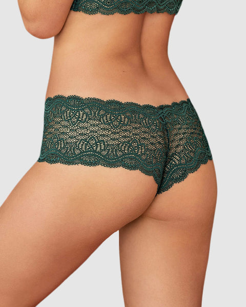 Panty cachetero con laterales anchos en encaje#color_171-verde-oscuro