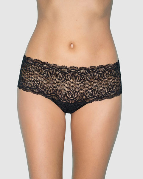 Panty cachetero con laterales anchos en encaje#color_700-negro