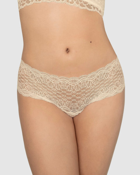 Panty cachetero con laterales anchos en encaje#color_898-marfil