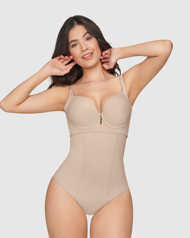 Panty faja de control estilo brasilera y efecto cintura reloj de arena