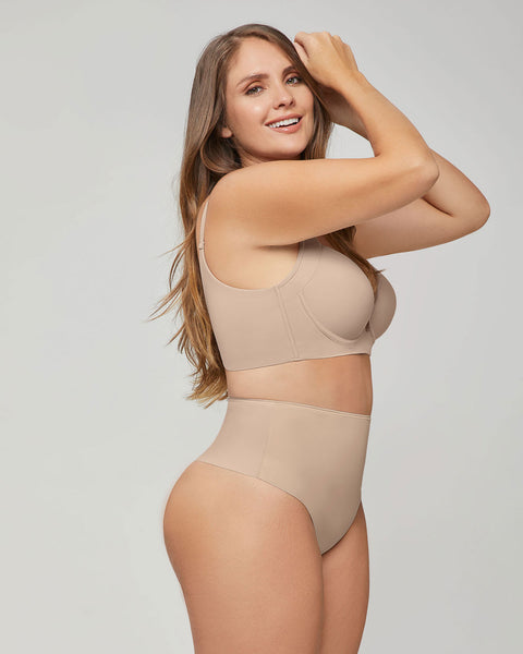 Panty faja brasilera de control fuerte tiro alto#color_802-cafe-claro