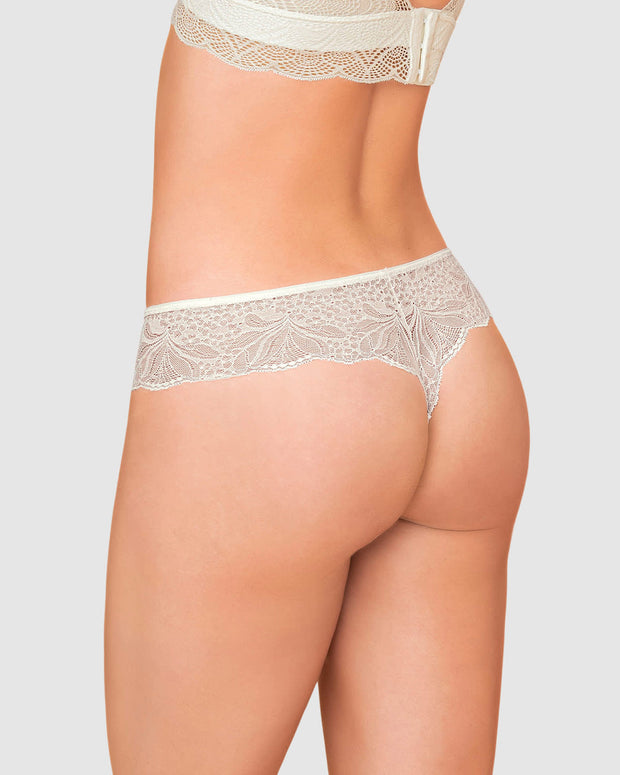 Panty estilo tanga brasilera con laterales y encaje#color_192-perla-estampado