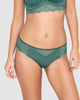 Panty estilo tanga brasilera con laterales y encaje#color_613-esmeralda