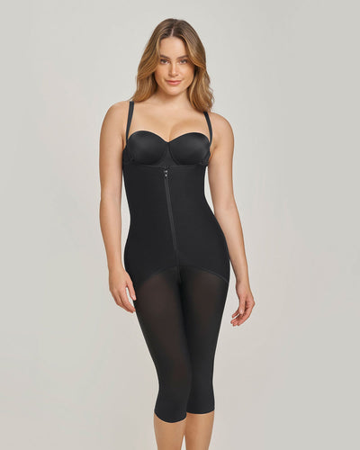 Faja body estilo capri de cubrimiento total#color_700-negro
