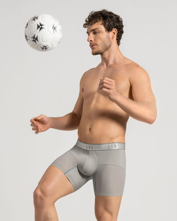 Bóxer medio de secado rápido con mallas transpirables en microfibra