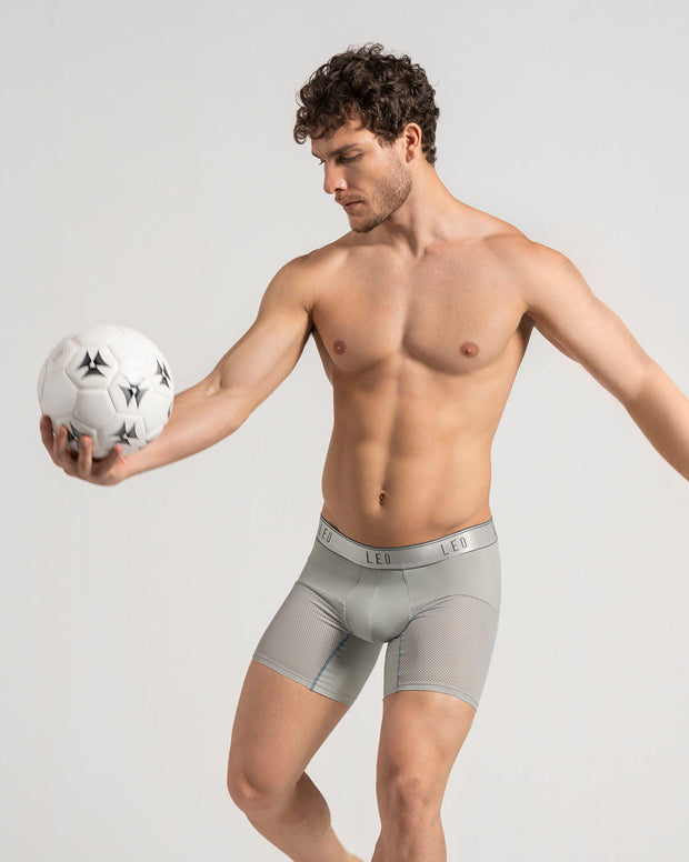 Bóxer medio de secado rápido con mallas transpirables en microfibra