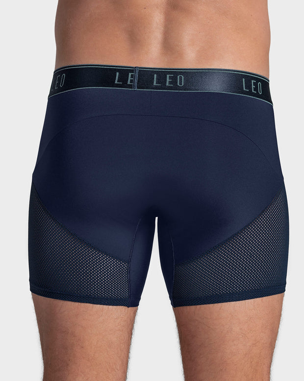 Bóxer medio de secado rápido con mallas transpirables en microfibra