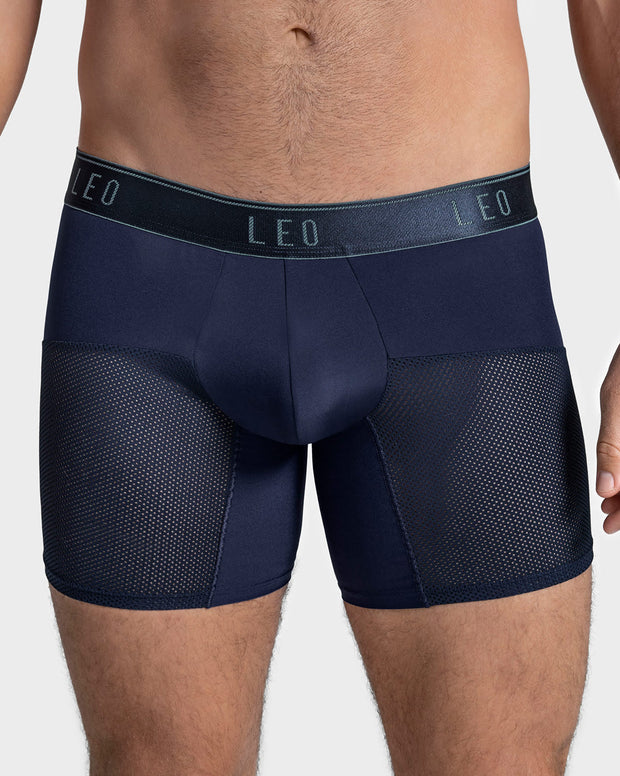 Bóxer medio de secado rápido con mallas transpirables en microfibra