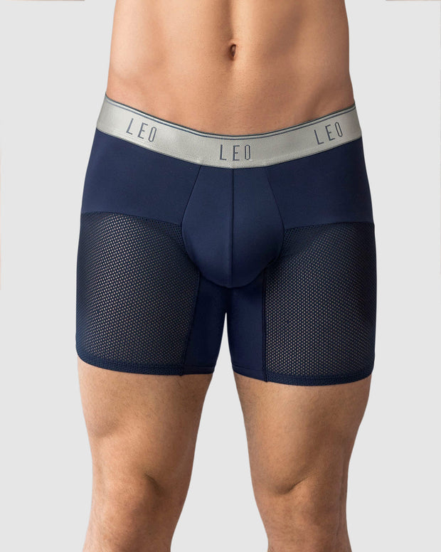Bóxer medio de secado rápido con mallas transpirables en microfibra