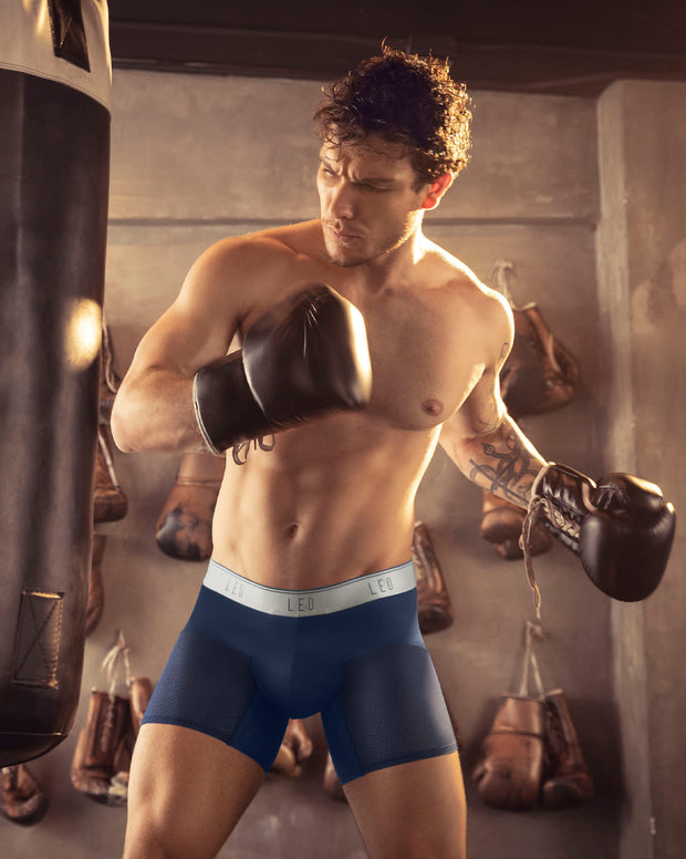 Bóxer medio de secado rápido con mallas transpirables en microfibra