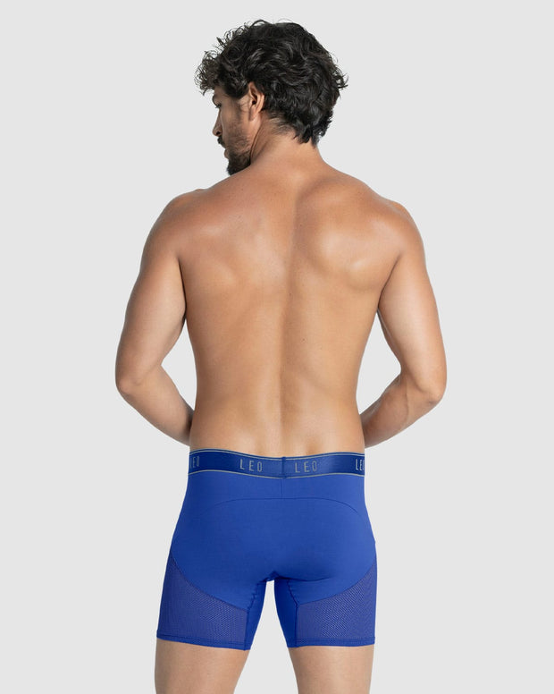 Bóxer medio de secado rápido con mallas transpirables en microfibra