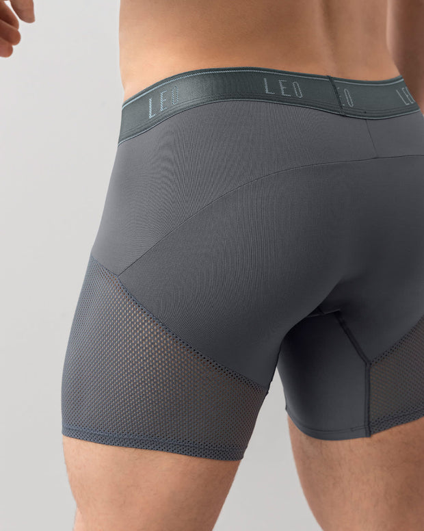 Bóxer medio de secado rápido con mallas transpirables en microfibra