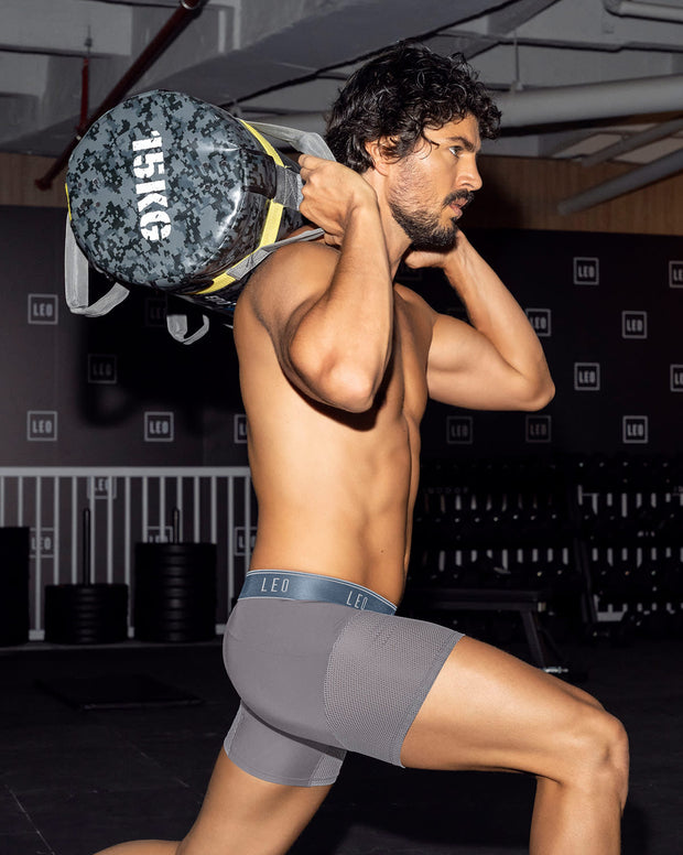 Bóxer medio de secado rápido con mallas transpirables en microfibra