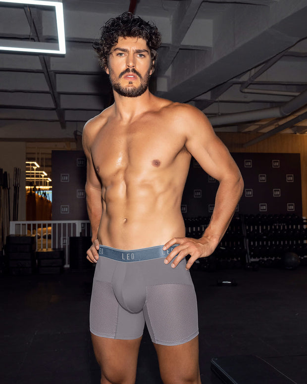 Bóxer medio de secado rápido con mallas transpirables en microfibra