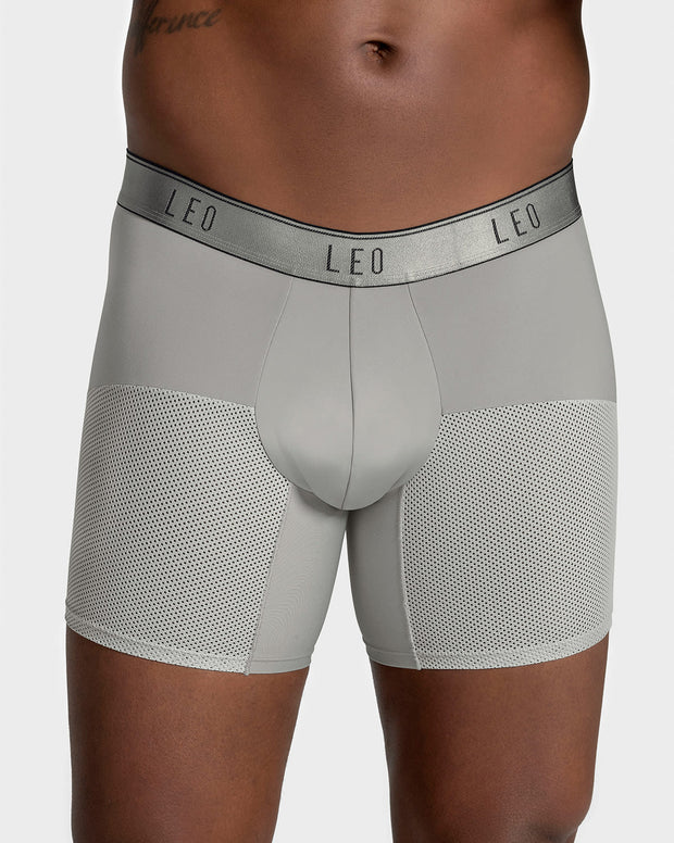 Bóxer medio de secado rápido con mallas transpirables en microfibra