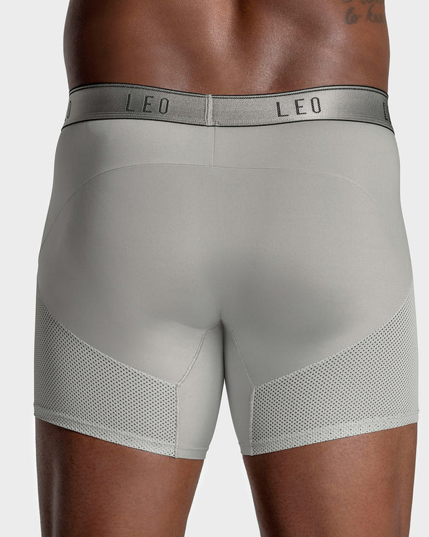 Bóxer medio de secado rápido con mallas transpirables en microfibra