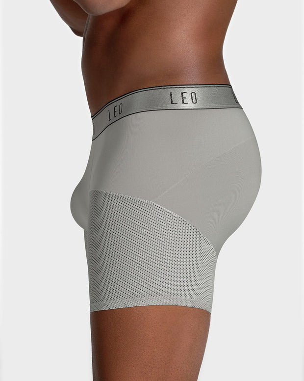 Bóxer medio de secado rápido con mallas transpirables en microfibra