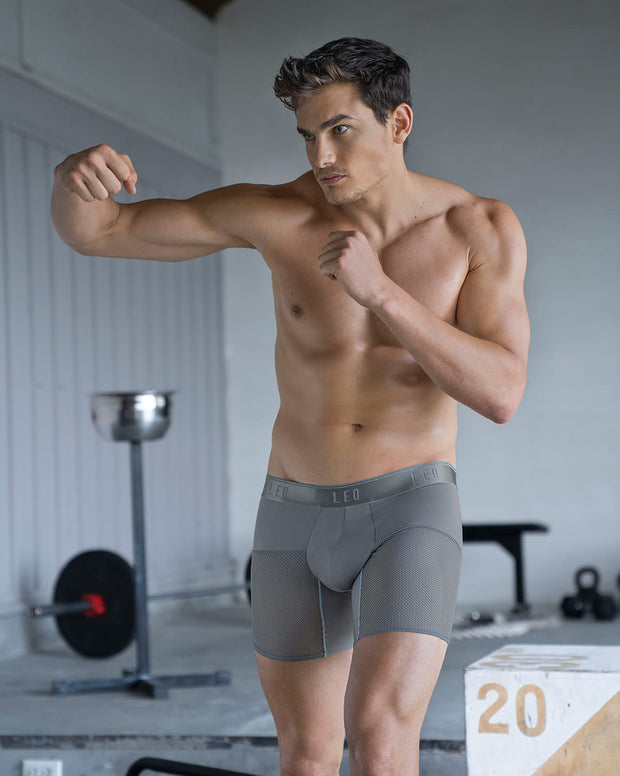 Bóxer medio de secado rápido con mallas transpirables en microfibra