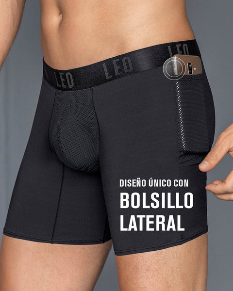 Bóxer deportivo con bolsillo lateral en microfibra#all_variants