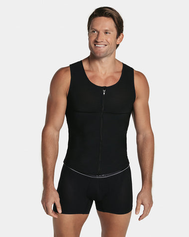 Chaleco masculino de compresión en powerslim#color_700-negro