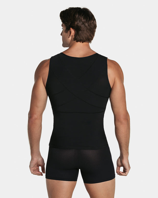 Chaleco masculino de compresión en powerslim