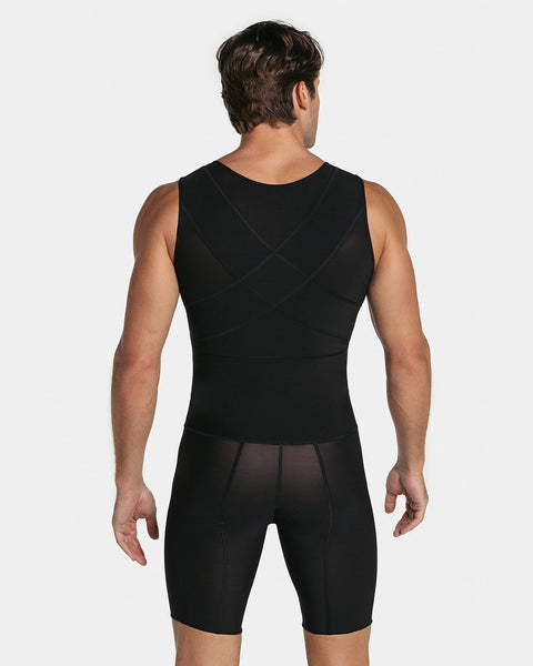 Faja postoperatoria de reducción de abdomen y control de muslos en powerslim#color_700-negro